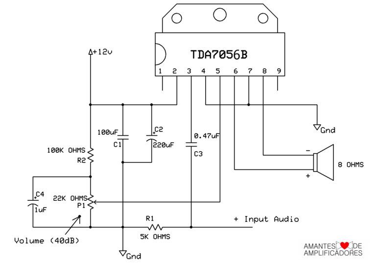 Tda4665 схема усилителя звука