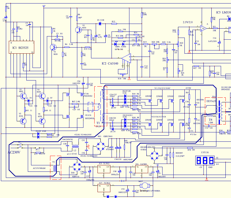 Igbt сварочный инвертор схема