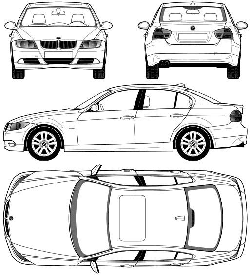 Изображение автомобиля на схеме