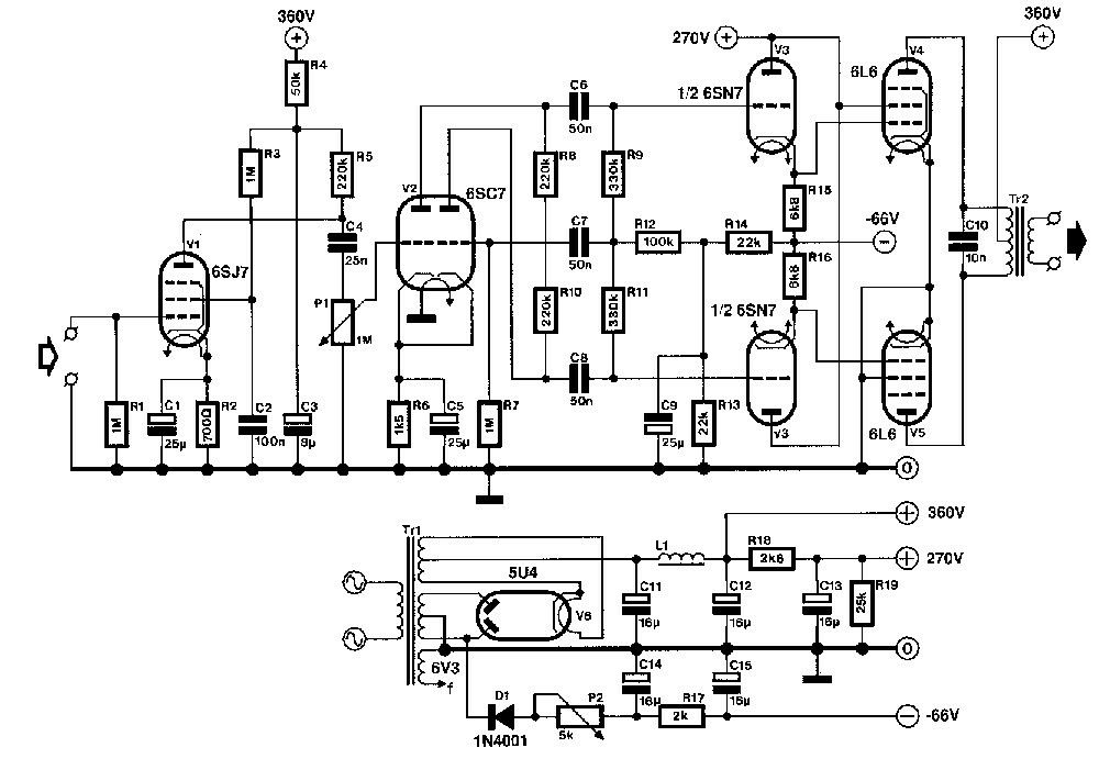 Ef86 схема включения