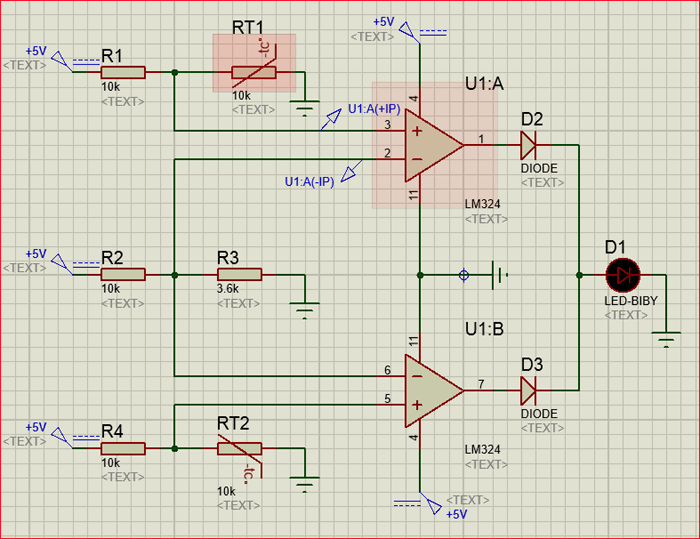 Lm324n схема включения