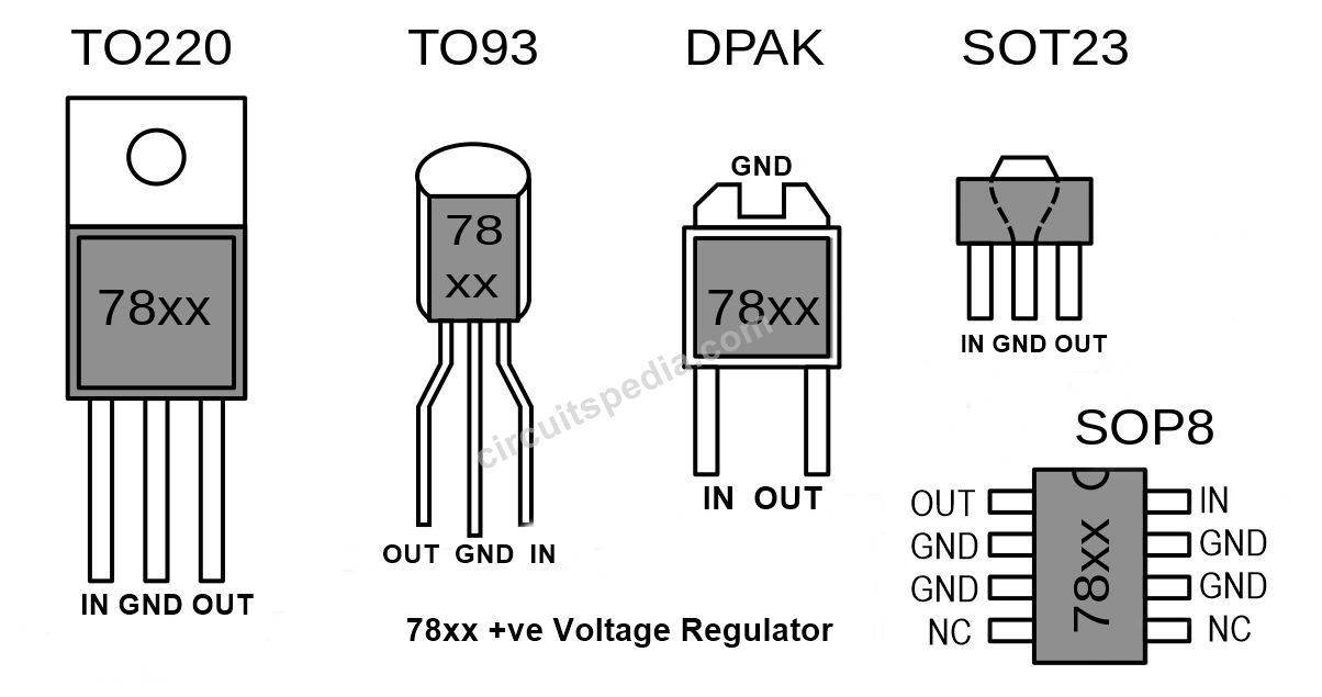 L7805cv характеристики схема подключения