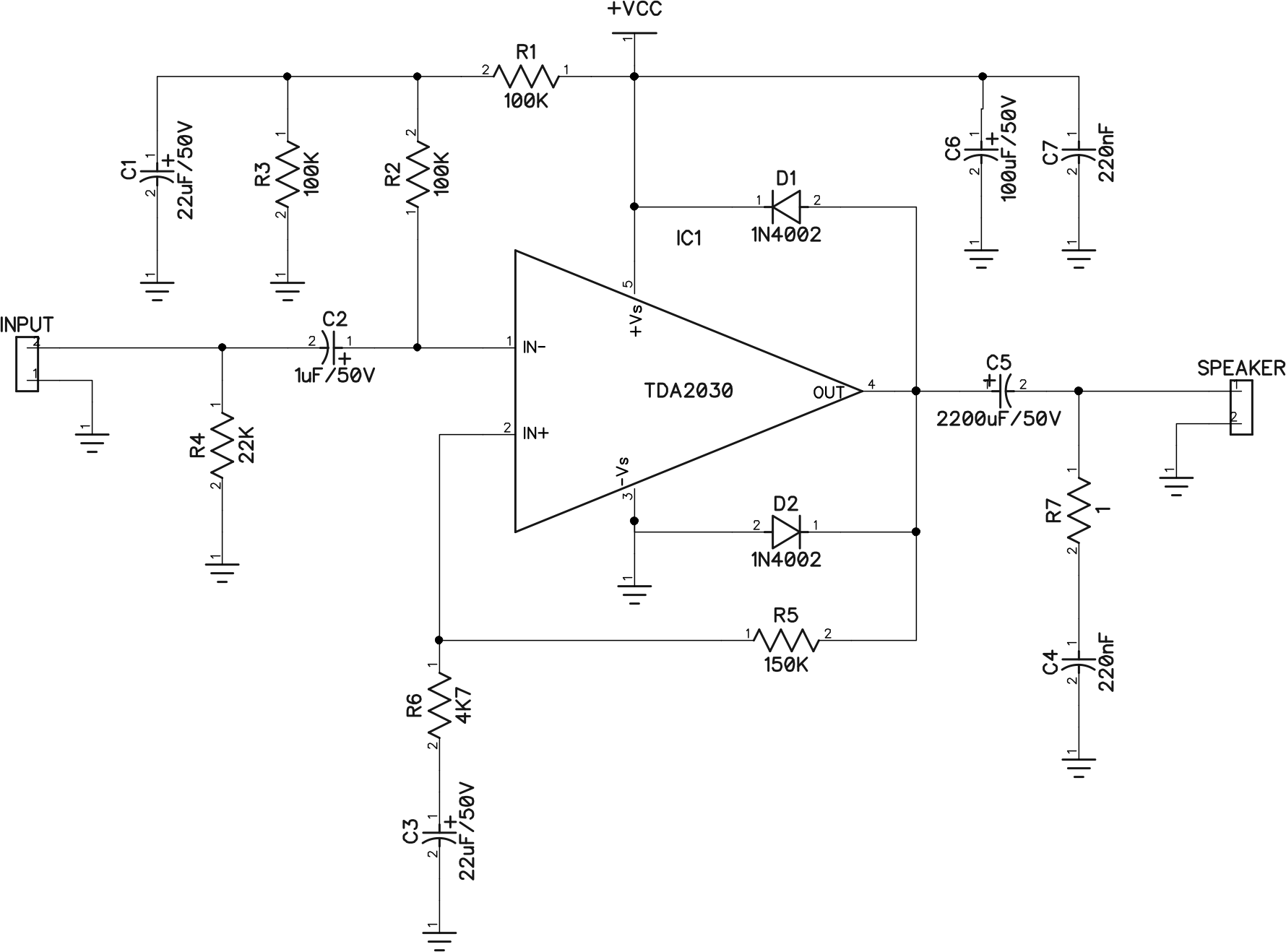 Tda8137 схема включения