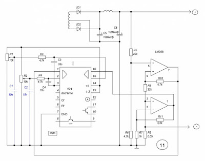 Тл494 схема блока питания