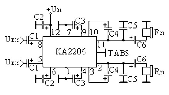 Ka2224 схема включения