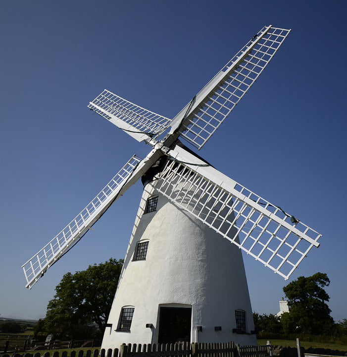 Windmill Blue. Маленькие ветряные мельницы