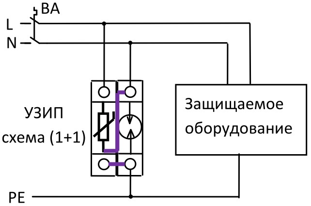 Схема подключения оин 1 в трехфазную сеть