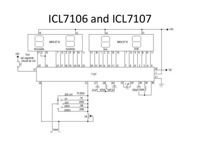 Icl7106cm44 схема включения