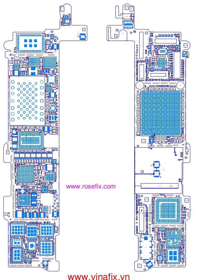 Iphone 11 схема платы с расположением элементов