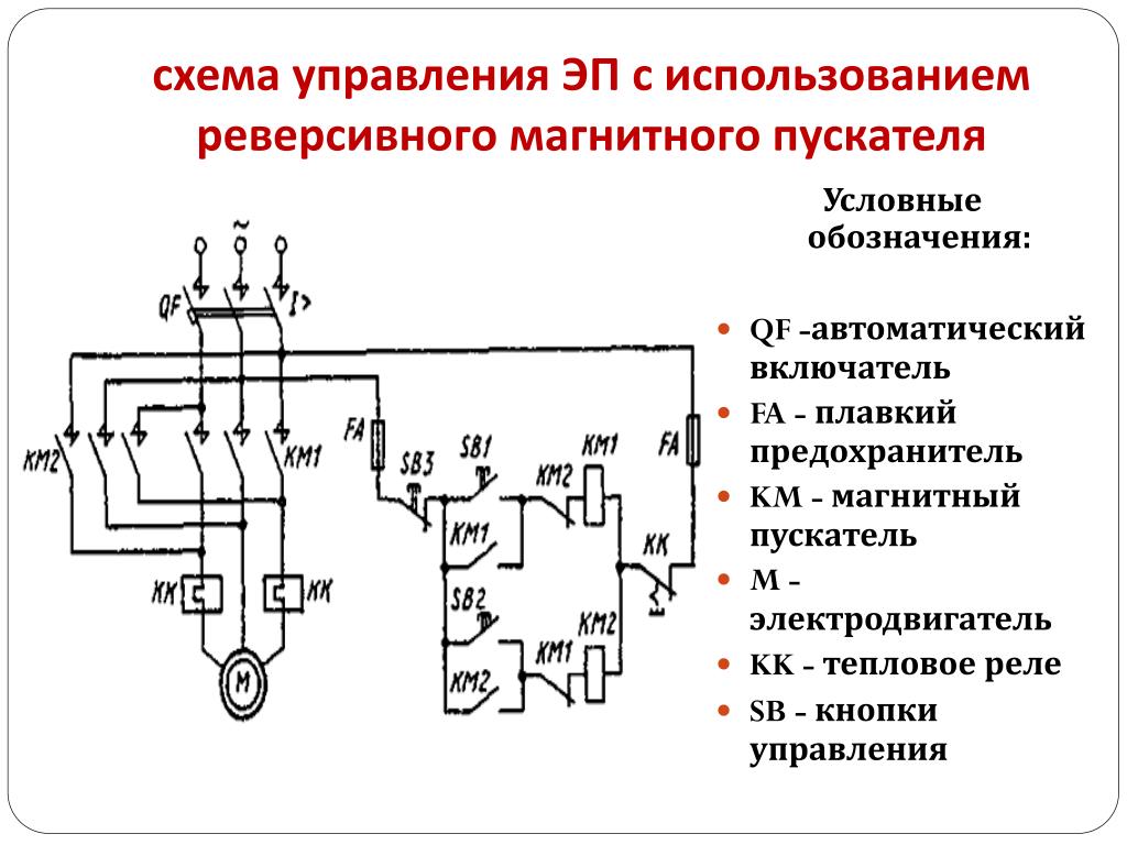 Как изображается тепловое реле на схеме