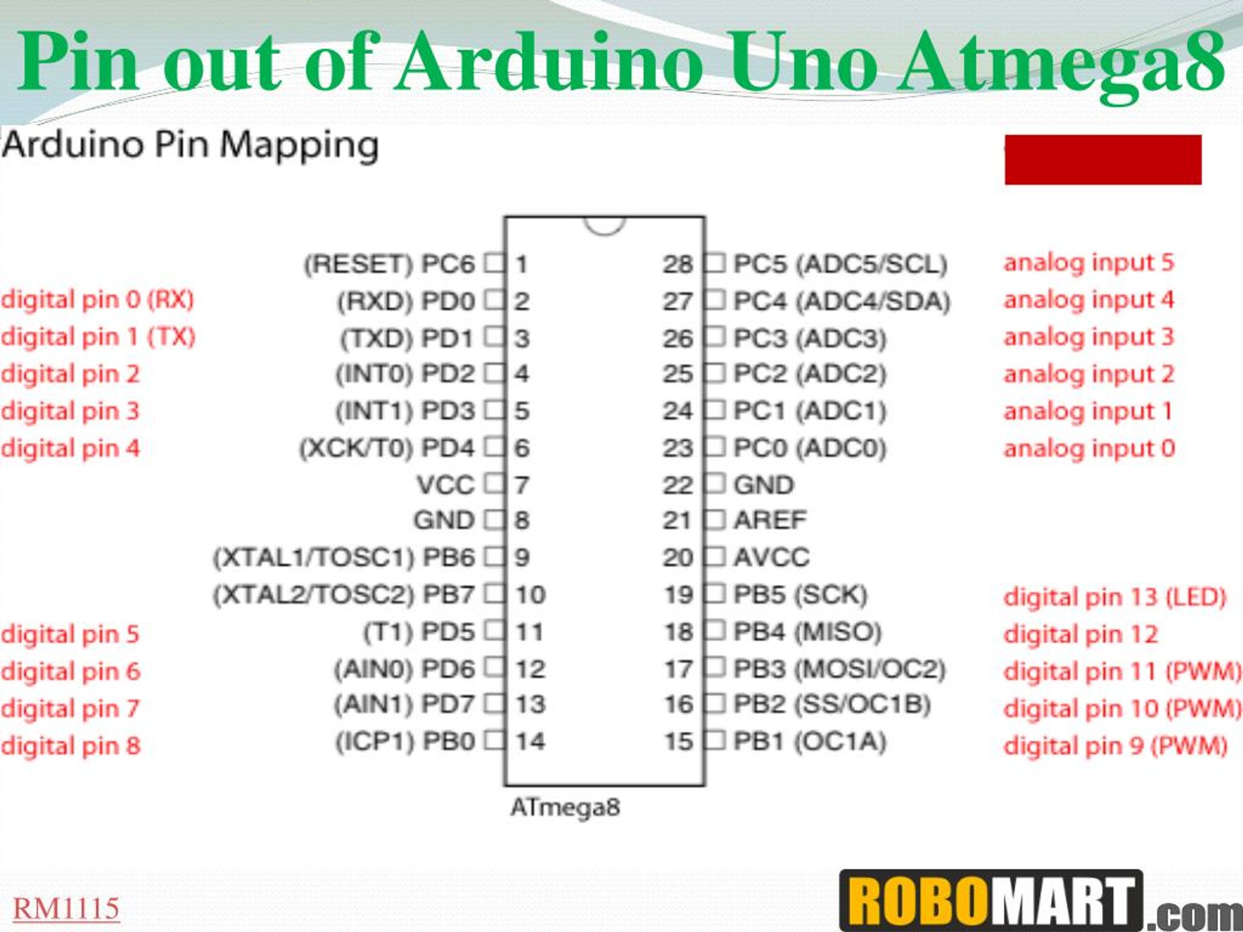 Arduino uno atmega8 схема