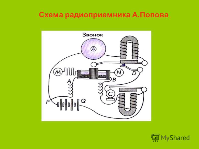 Первая схема радио