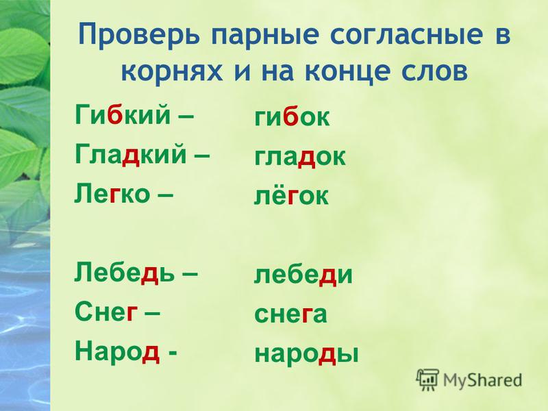 Проверочная согласная в корне слова. Парные согласные в корне слова примеры. Слова с парными согласными. Слова с парной согласной вткорне. Парная согласная в корне слова.