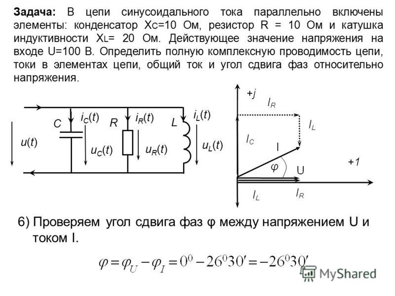 Сопротивление конденсатора и катушки