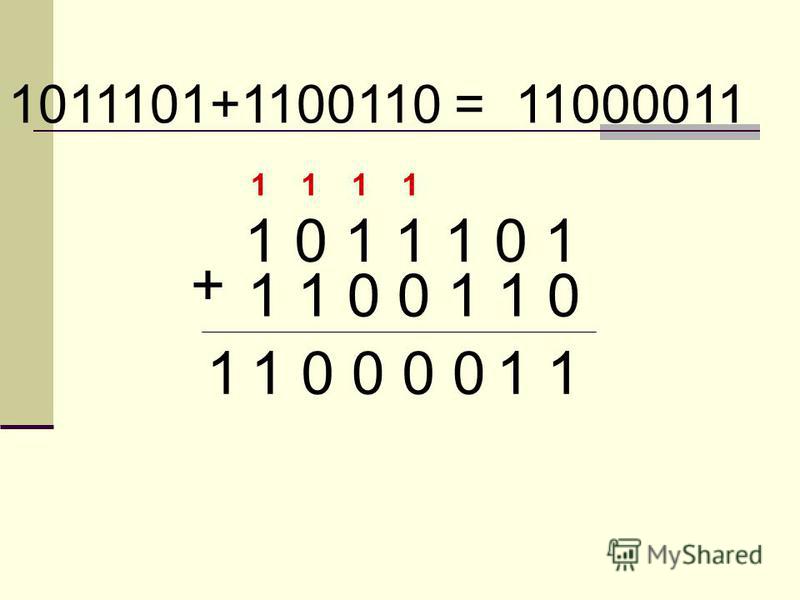 Переведите двоичное число 1100110