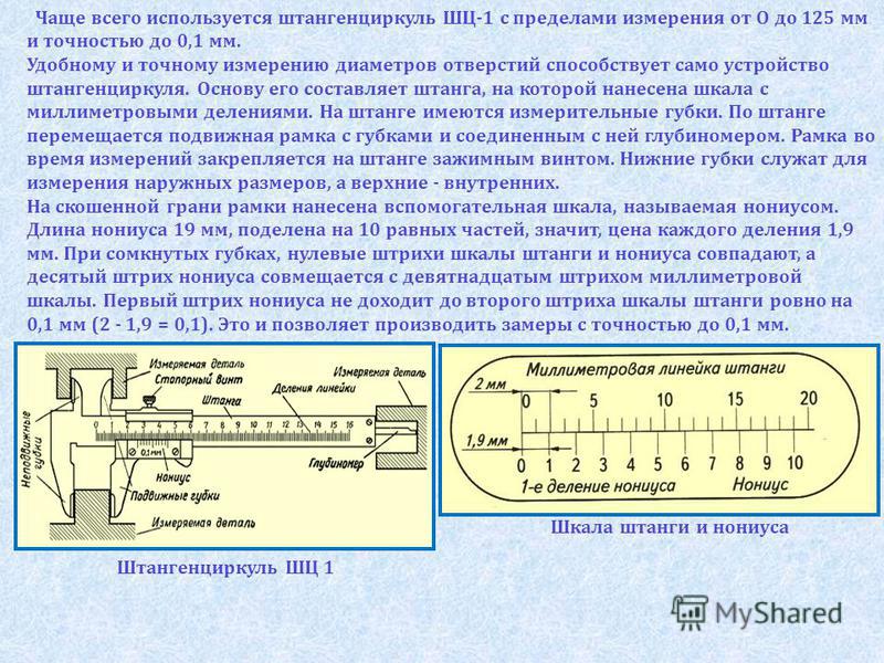 Как пользоваться штангенциркулем инструкция картинки