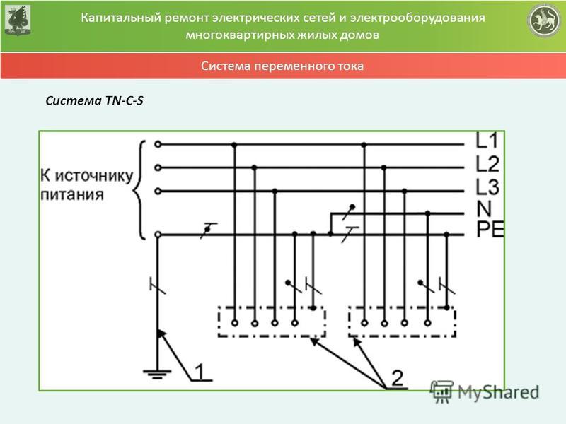 Пятипроводная схема электроснабжения