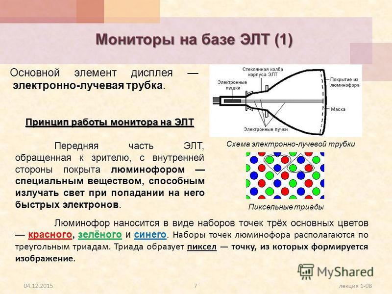 Элт монитор схема