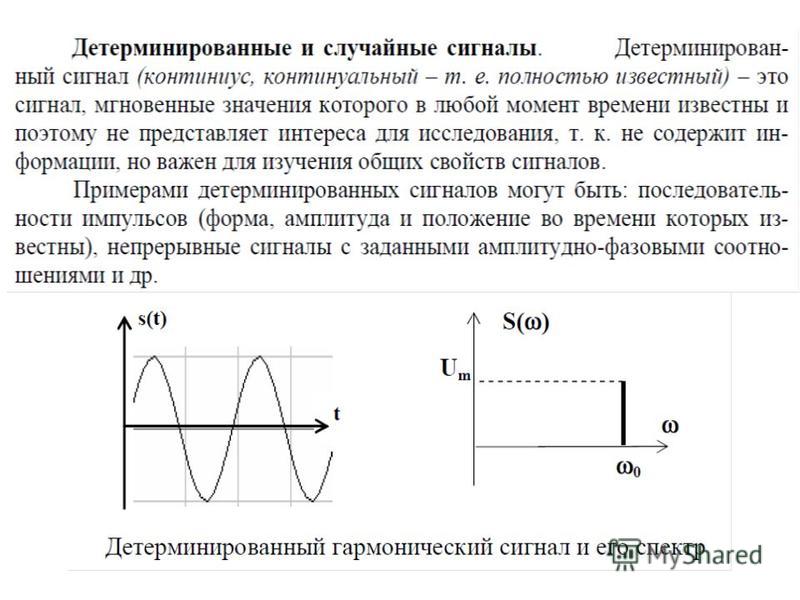 В следующие моменты времени. Детерминированные модели сигналов. Детерминированные и случайные сигналы. Детерминированный и случайный сигнал. Характеристики случайных сигналов.