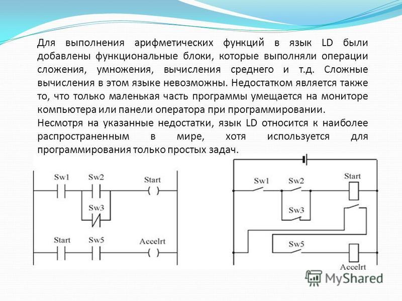 Язык программирования релейно контактные схемы