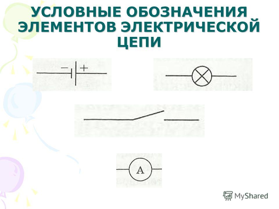 Графическое изображение электрической цепи