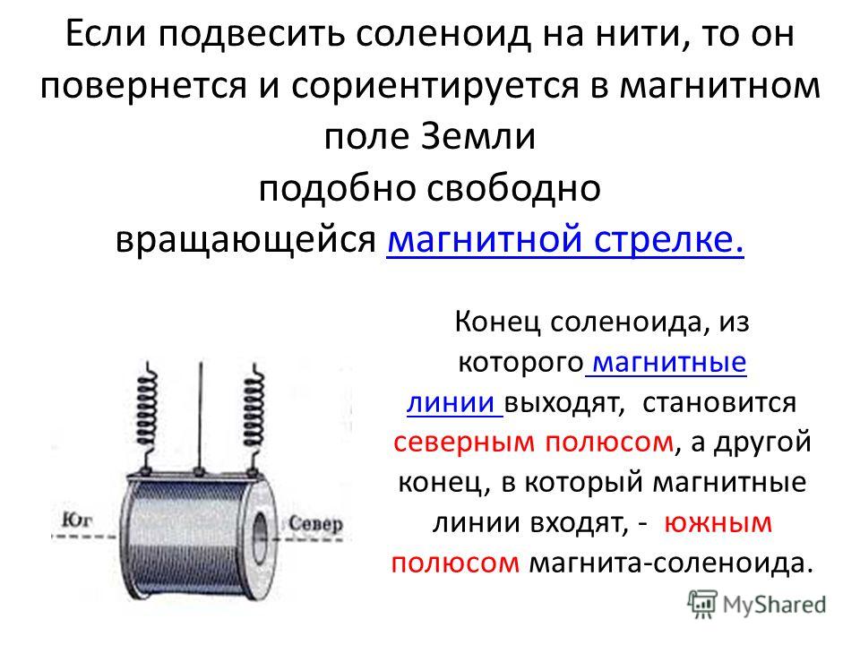 Катушка электромагнитная схема