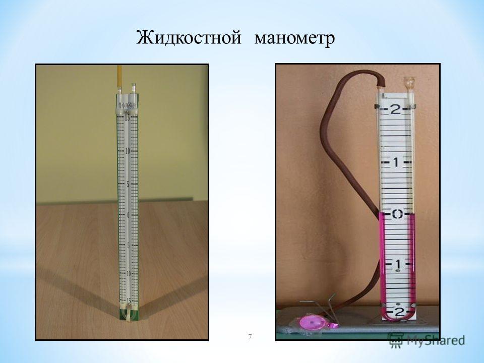 Давление жидкости физический прибор