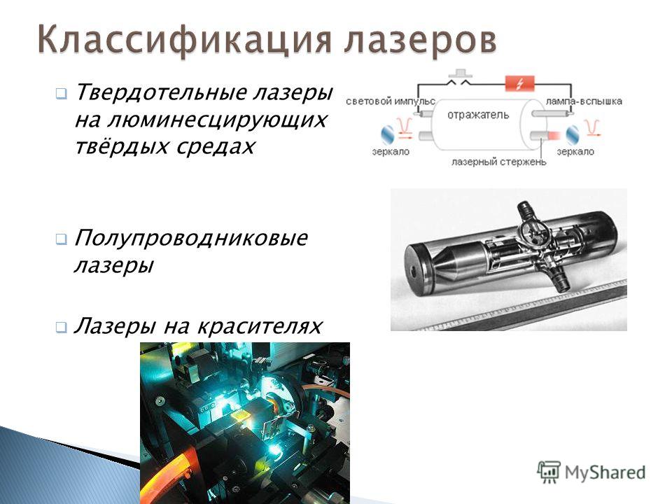 Полупроводниковый лазер принцип работы кратко и схемы