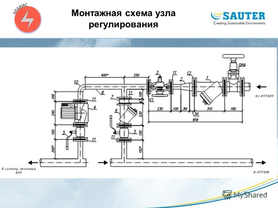 Монтажная схема оборудования