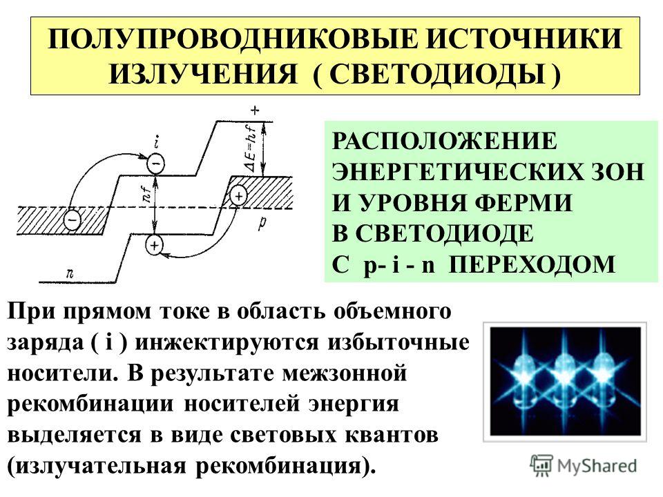 Полупроводниковый лазер принцип работы кратко и схемы