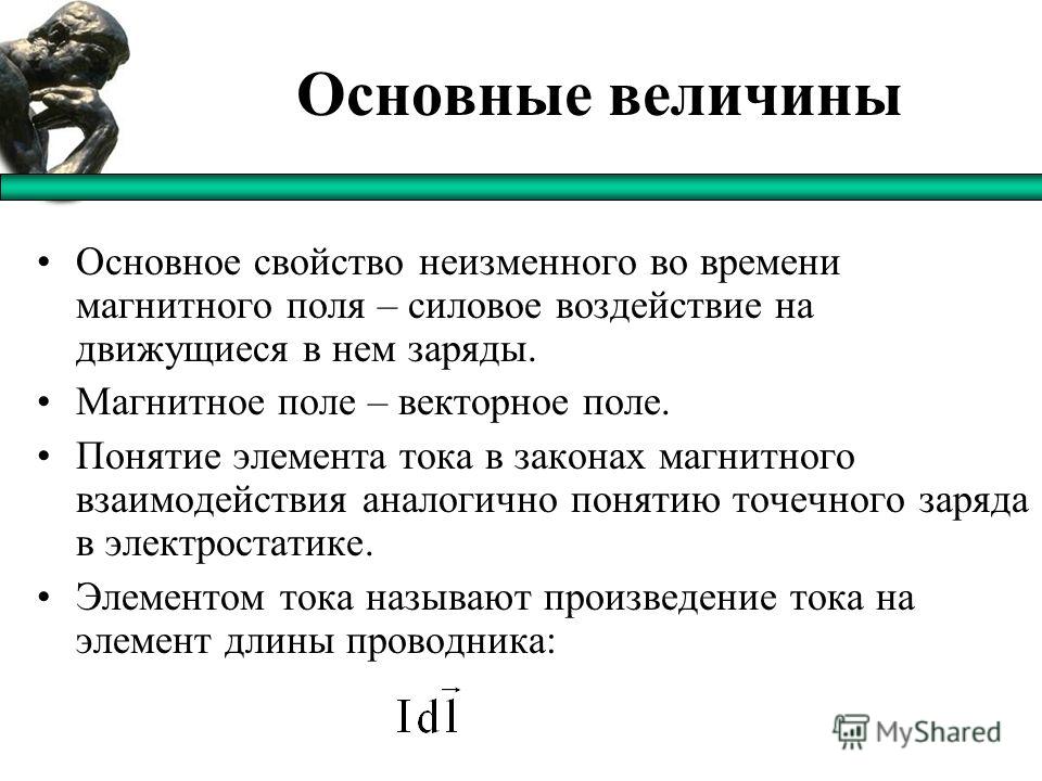 Понятие элемент