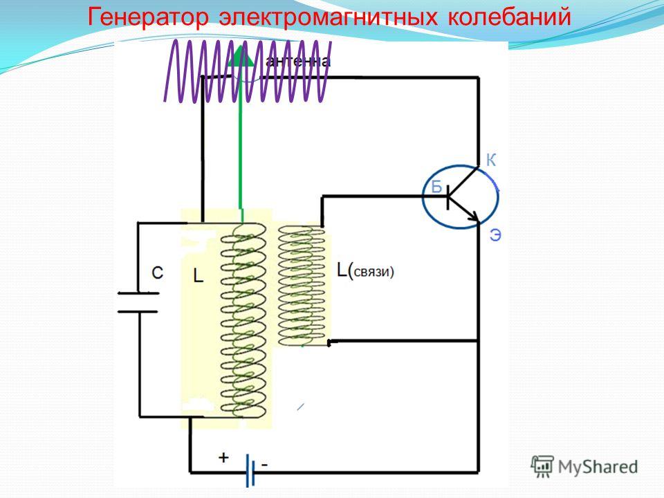 На рисунке представлена принципиальная схема автоколебательного генератора на транзисторе элементом