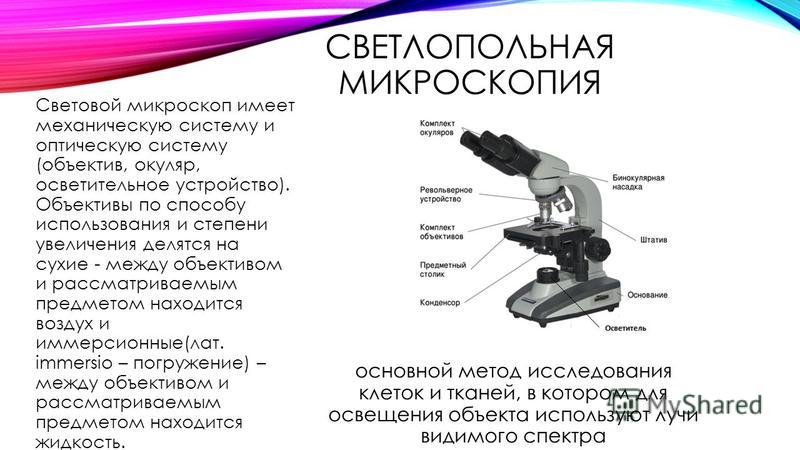 Поле микроскопа