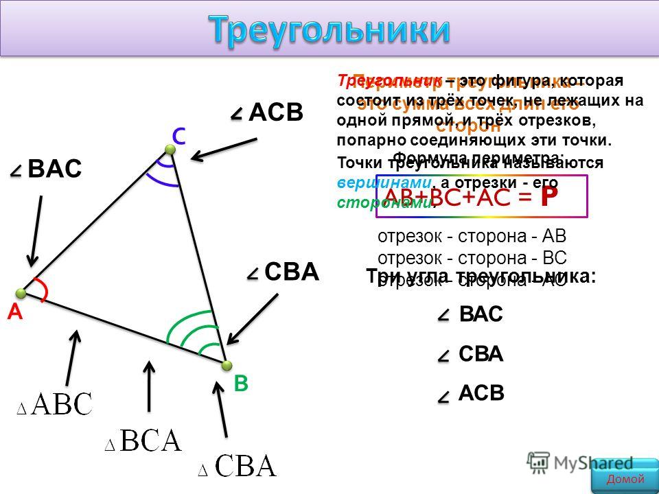 Треугольник б и. Треугольник. Как найти периметр треугольника по точкам. Периметр треугольника по трем точкам. Искомый треугольник.