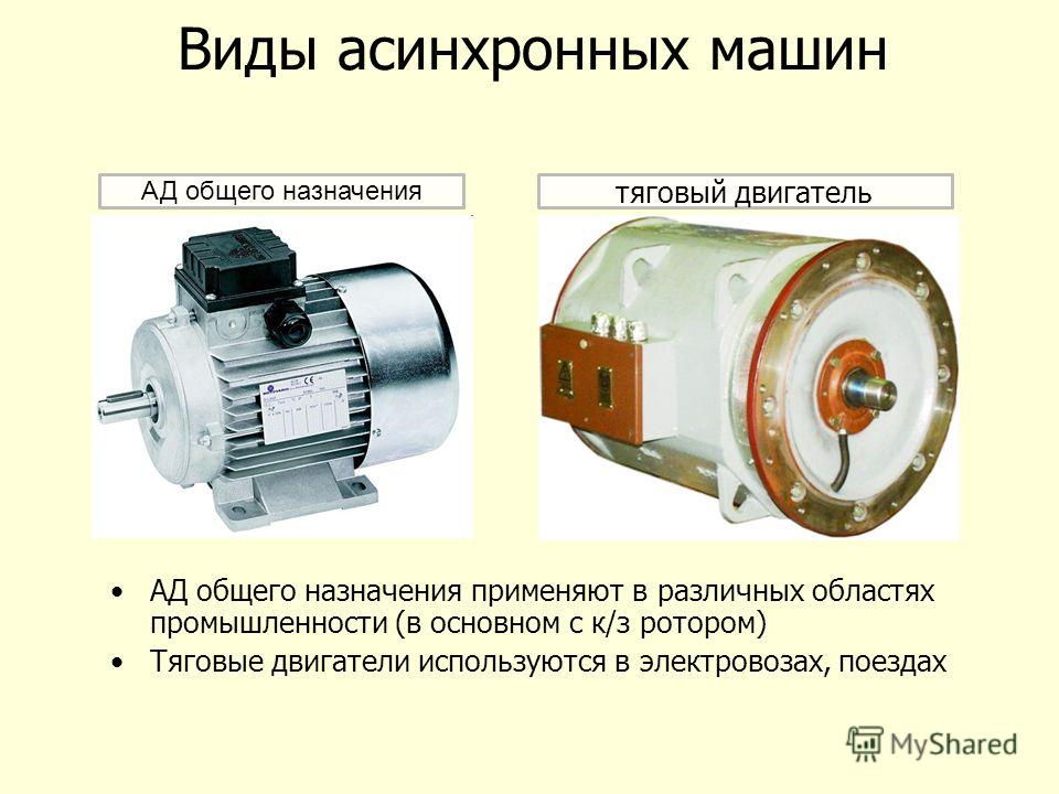 Презентация на тему асинхронный двигатель