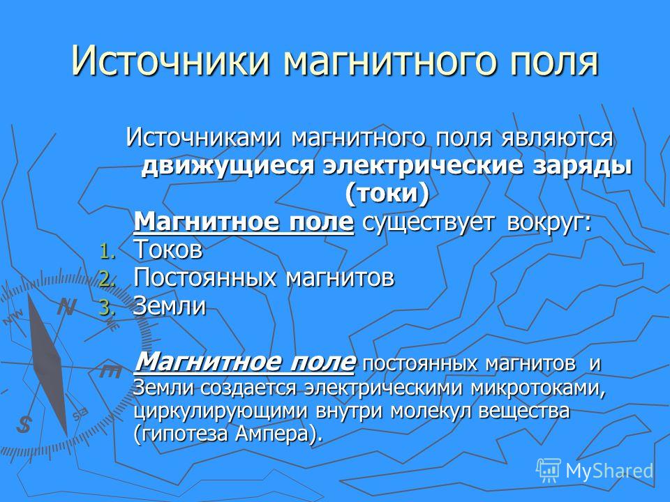 Источники магнитного поля