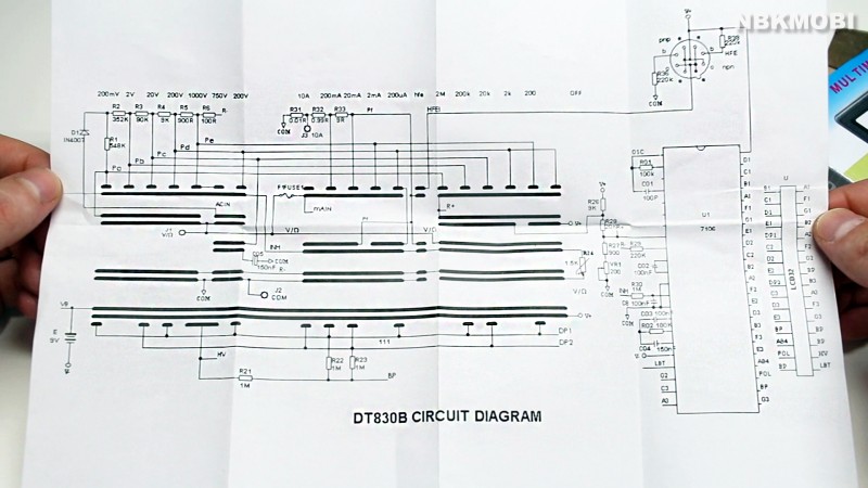 Схема мультиметра м830в ремонт и неисправности