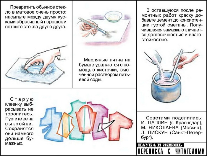 Советы мастеров. Мастеру на заметку. Полезные советы для домашнего мастера. Журнал наука и жизнь маленькие хитрости. Наука и жизнь домашнему мастеру.