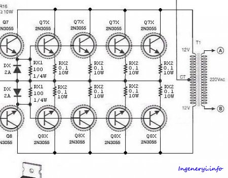 Схема инвертора 12 220в своими руками