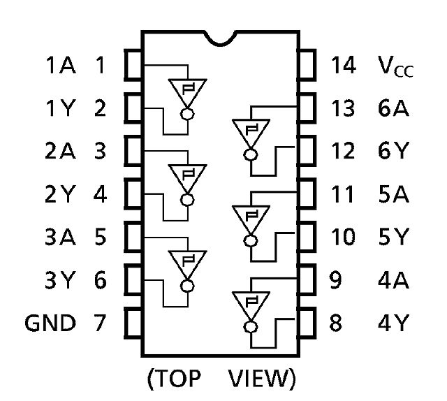 Sn74hc14n схемы применения