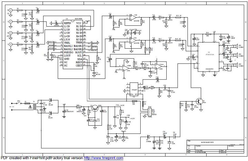 Microlab m520 схема усилителя