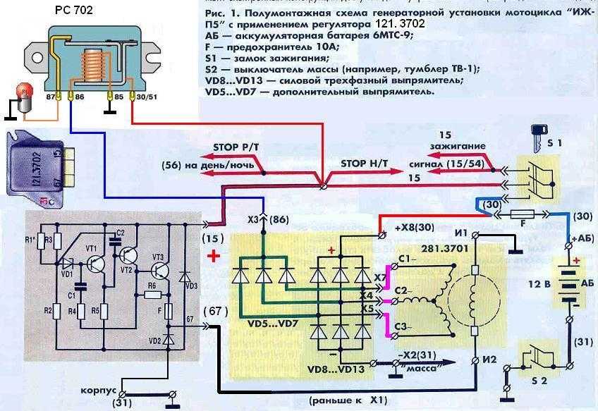 Генератор иж схема