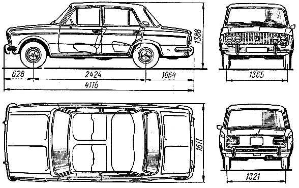 Ваз 2106 чертеж полки