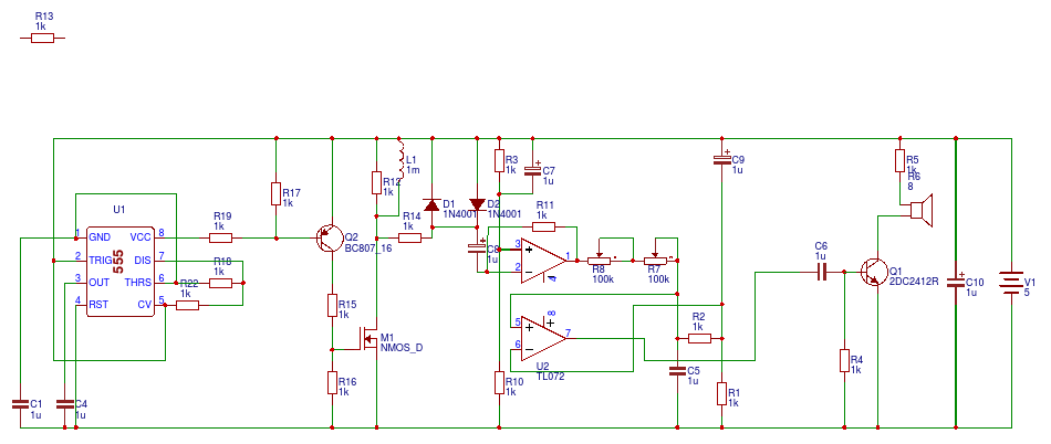 Металлоискатель пират схема lm358