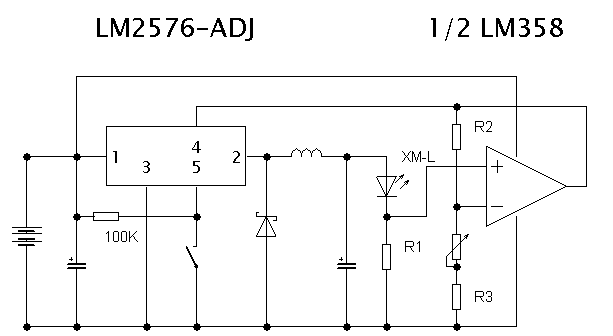 Lm2576 характеристики схема подключения