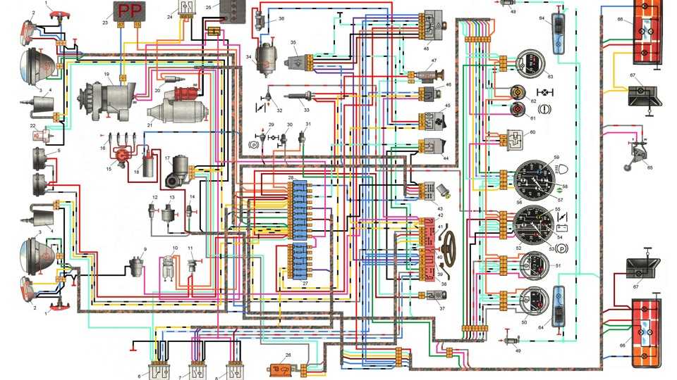 Схема освещения ваз 21213 нива карбюратор