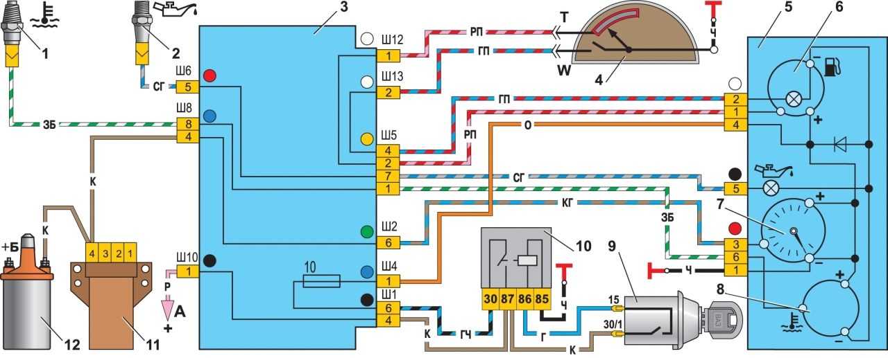 Схема подключения бензобака ваз 2107 - 86 фото