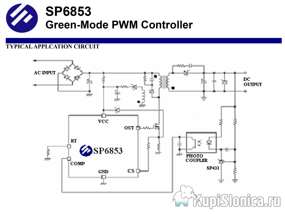 Ob2273 datasheet схема включения