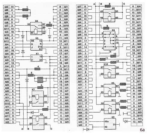 Схема блока предохранителей ваз 2115
