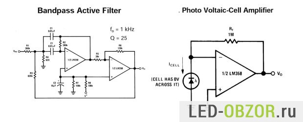 Стабилизатор тока на lm358 схема